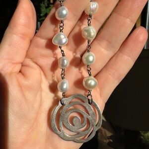 Tous Rosa d’Abril Rose Sterling Silver Freshwater Pearls Bracelet